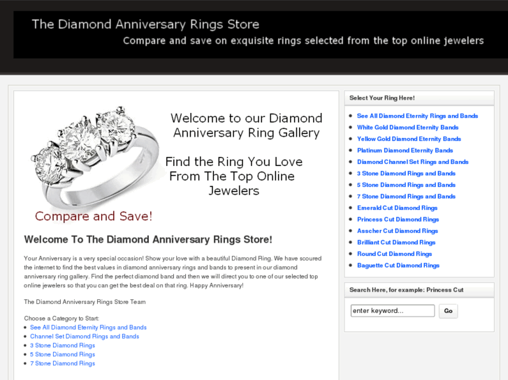 www.diamondanniversaryringsstore.com