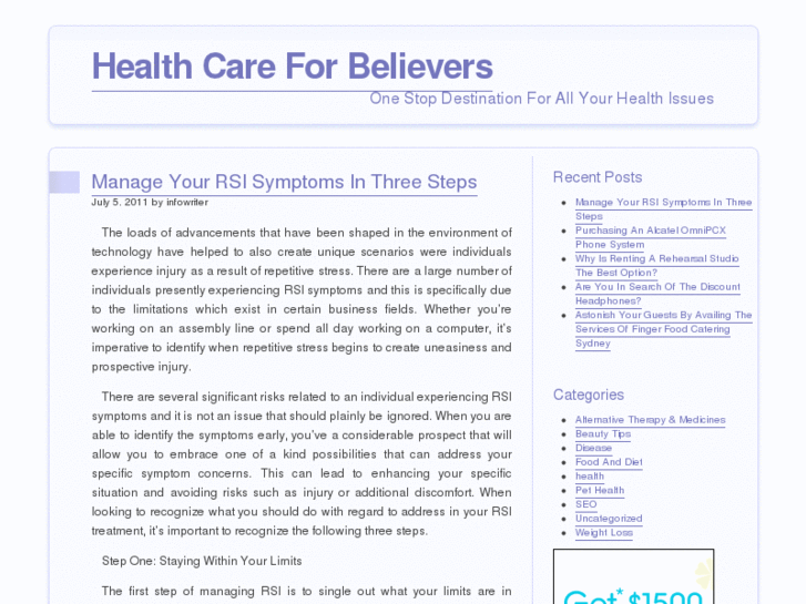 www.healthcareforbelievers.com