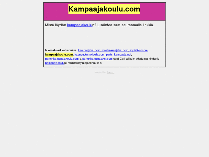 www.kampaajakoulu.com
