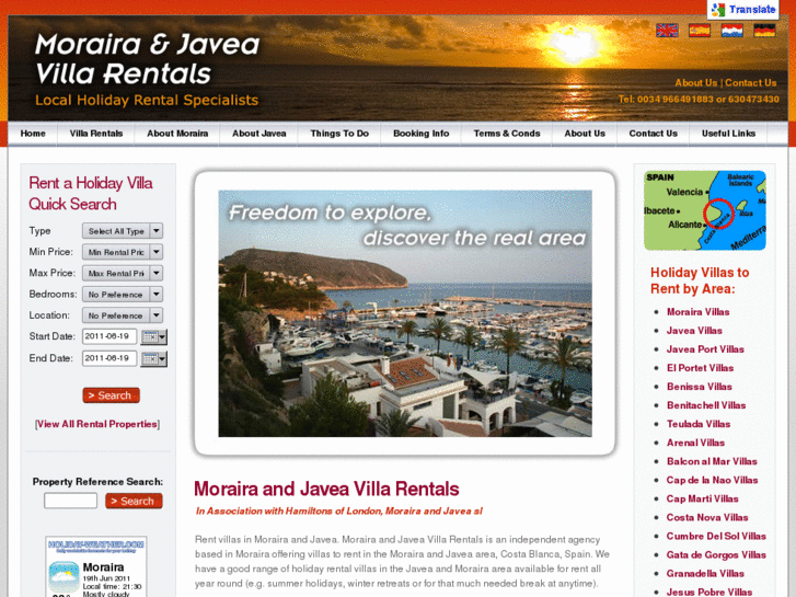 www.morairaandjaveavillas.com