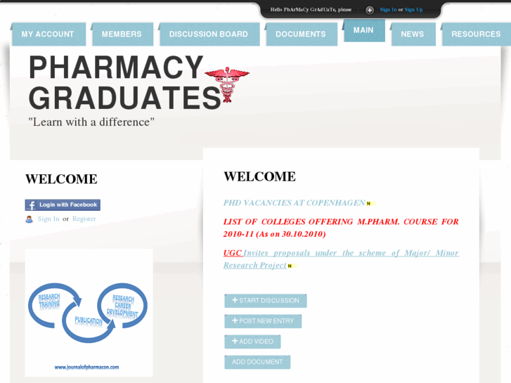 www.pharmacygraduates.org