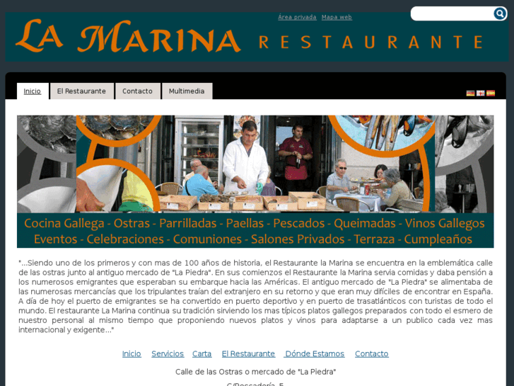 www.restaurantelamarina.es