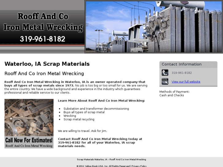 www.rooffscrapmetalandwrecking.com