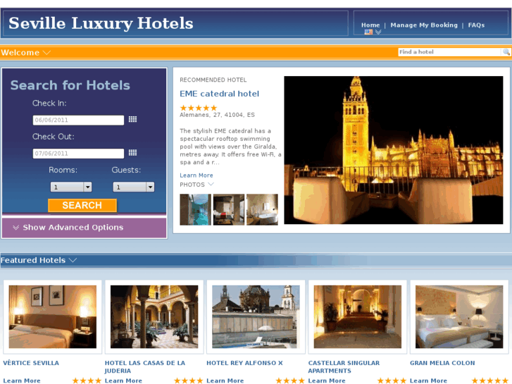 www.sevilleluxuryhotels.com