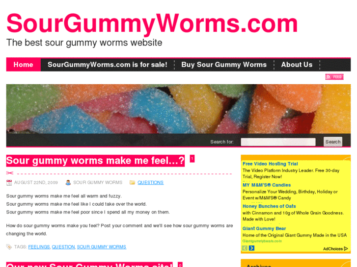 www.sourgummyworms.com