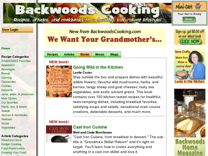 www.backwoodscooking.com