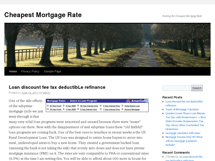 www.cheapestmortgagerate.info