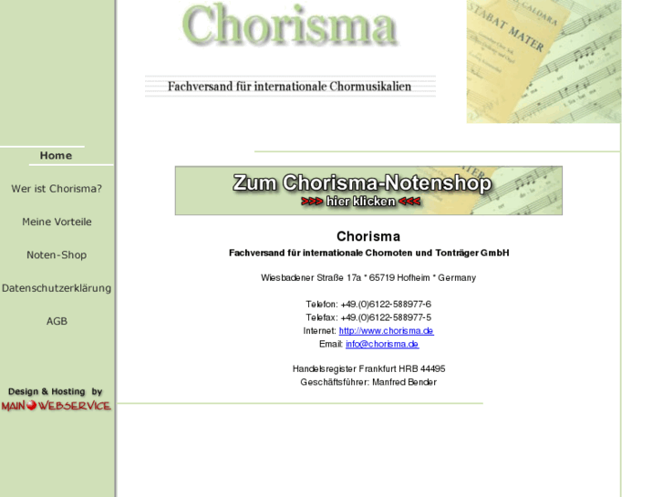 www.chorisma.de