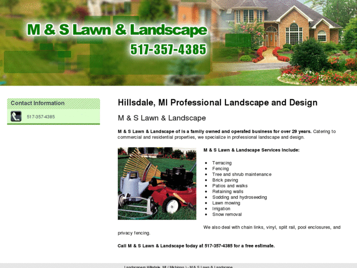 www.mandslawnandlandscape.com