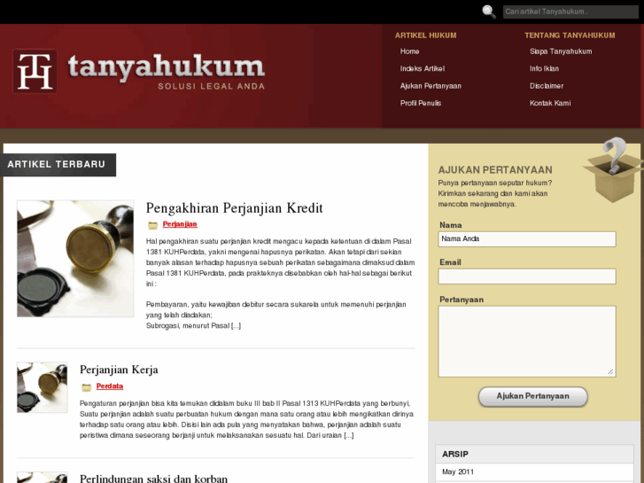 www.tanyahukum.com