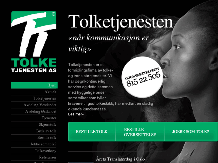 www.tolke-tjenesten.no