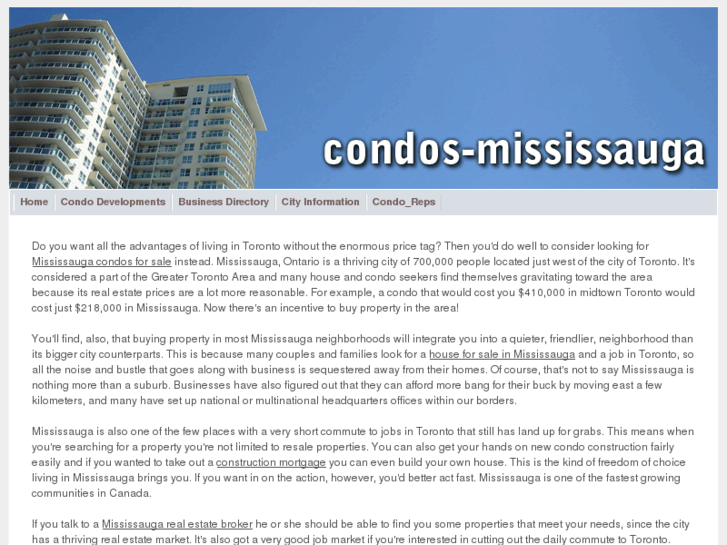 www.condos-mississauga.com