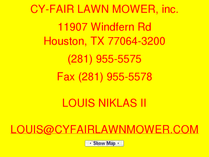 www.cyfairlawnmower.com