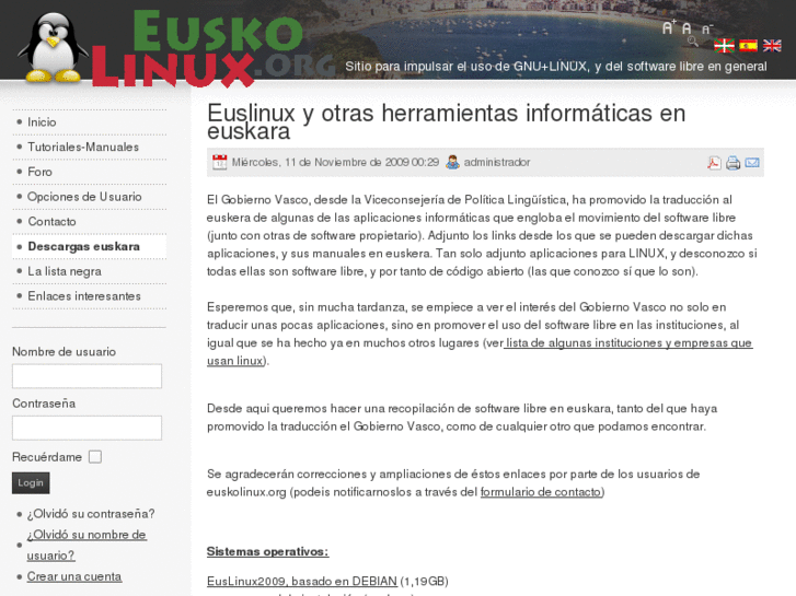 www.euslinux.info