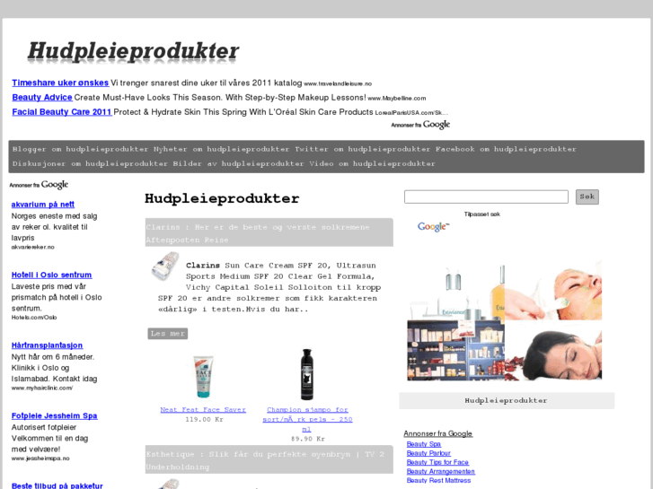 www.hudpleieprodukter.com