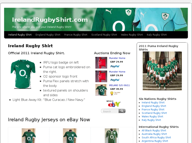 www.irelandrugbyshirt.com