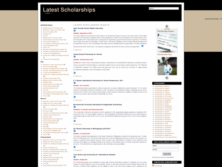 www.latestscholarships.com