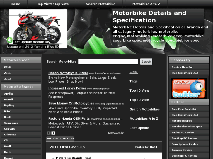 www.motorbikespec.com