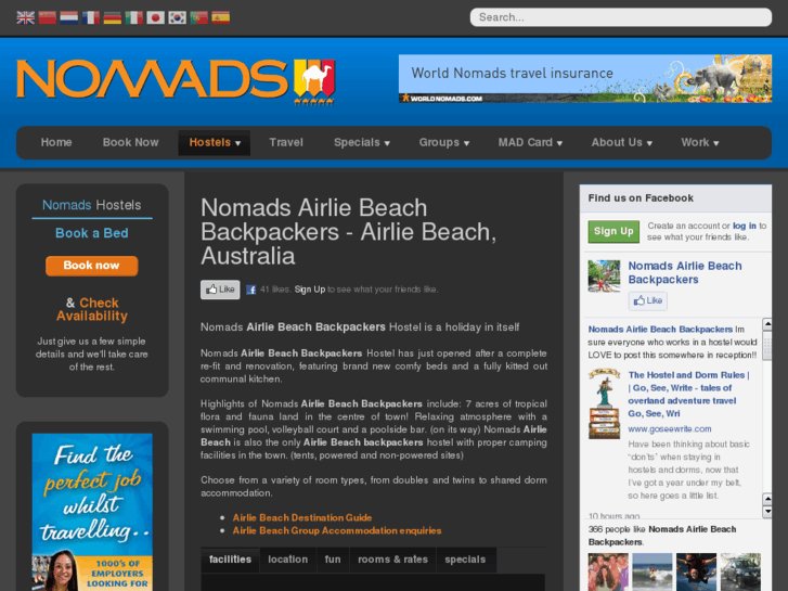 www.nomadsairliebeach.com