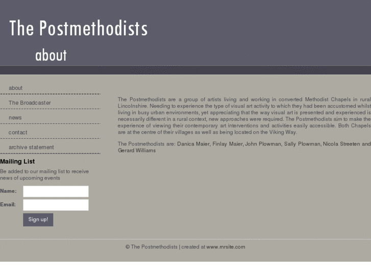 www.postmethodists.org