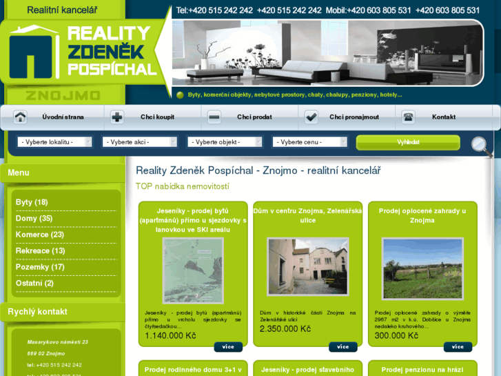 www.reality-pospichal.cz