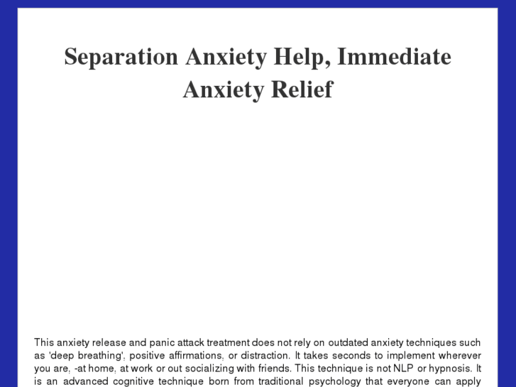 www.separation-anxiety.net