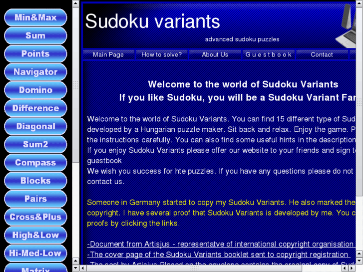 www.sudokuvariants.com