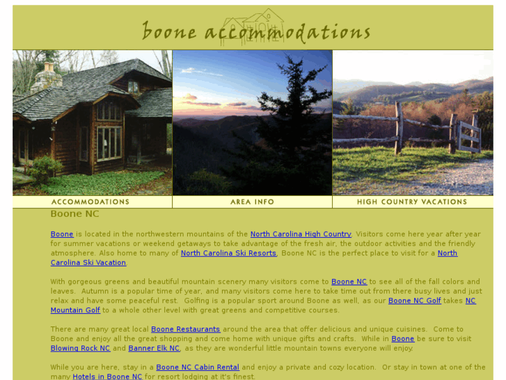 www.booneaccommodations.com