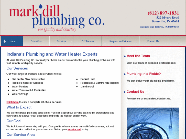 www.markdillplumbing.com