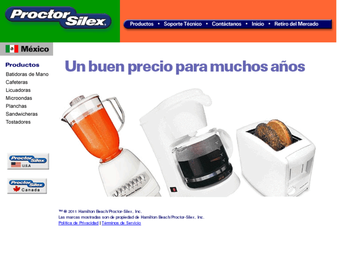 www.proctorsilex.com.mx