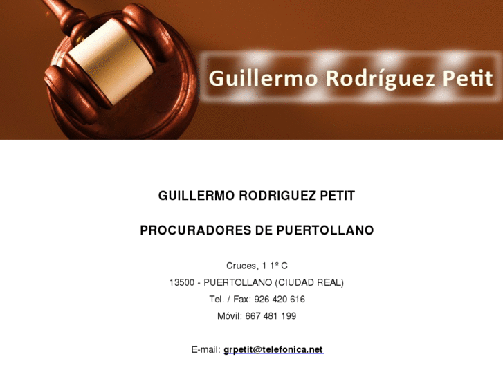 www.procuradorrodriguezpetit.com