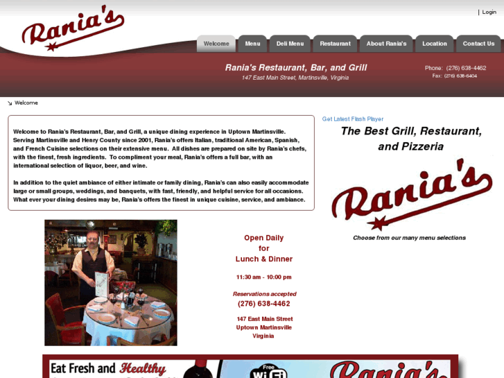 www.raniasrestaurant.com