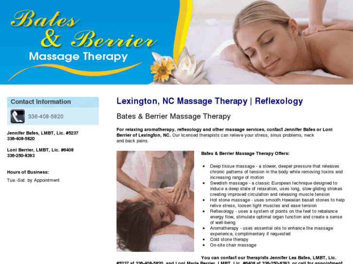 www.batesandberriermassagetherapy.com