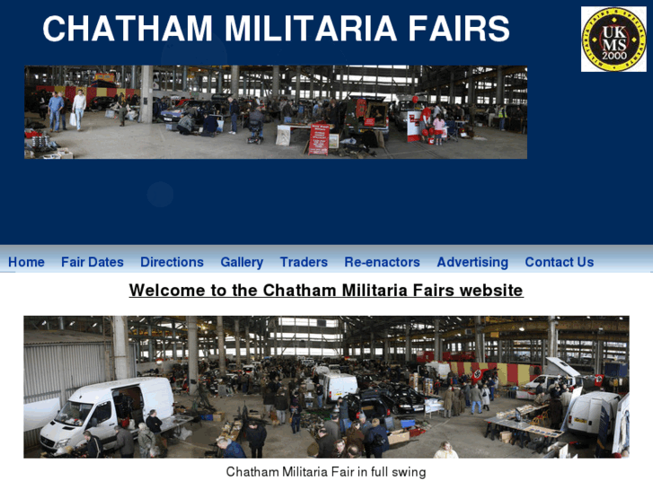 www.chathammilitariafairs.co.uk