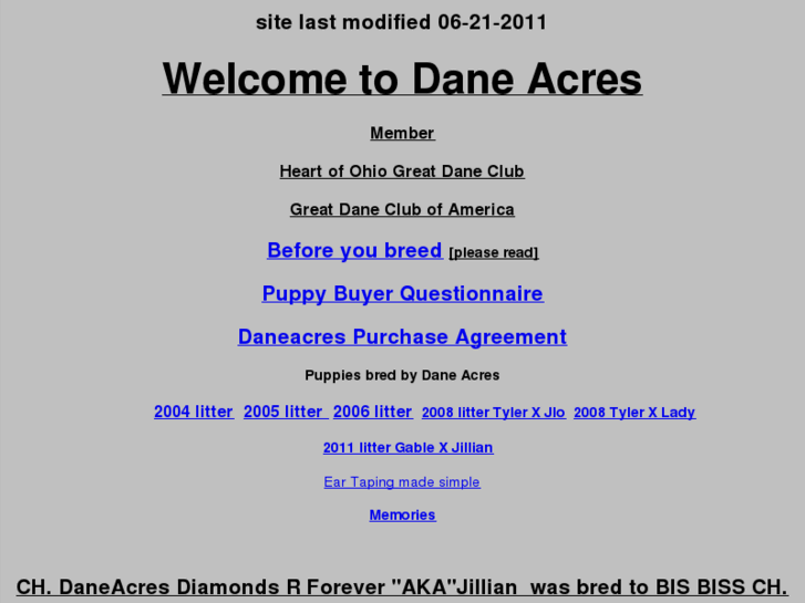 www.daneacres.com