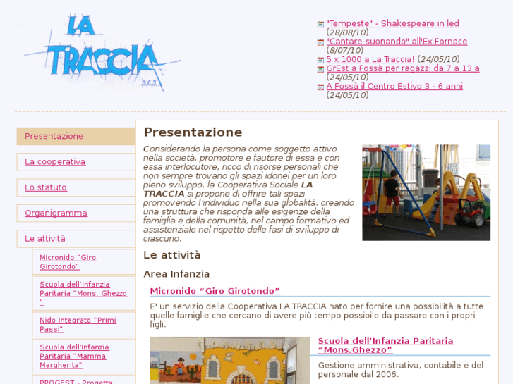 www.latracciaonlus.com