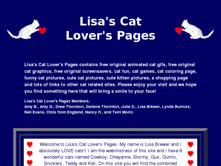 www.lisascatloverspages.com