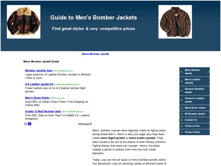 www.mensbomberjacket.org