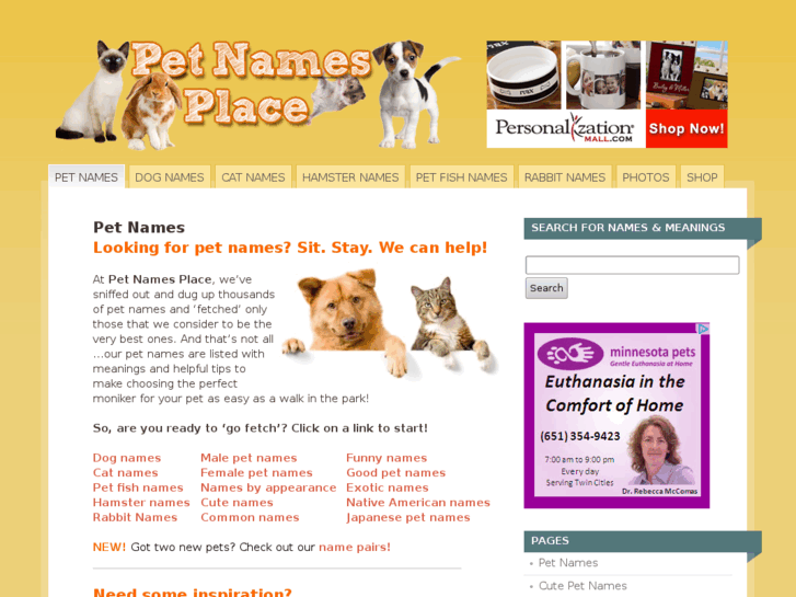 www.petnamesplace.com