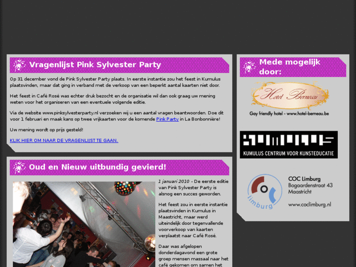 www.pinksylvesterparty.nl