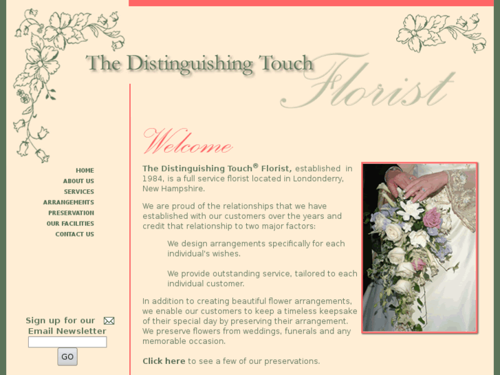 www.thedistinguishingtouchflorist.com