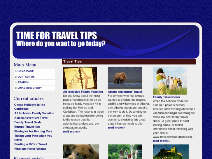 www.timefortraveltips.com