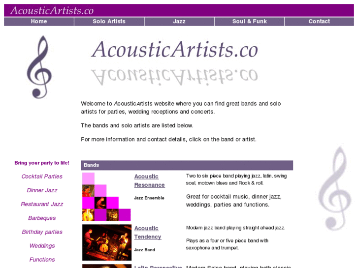 www.acousticartists.co.uk