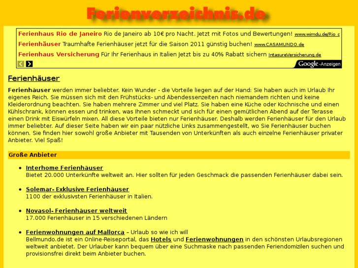 www.ferienverzeichnis.de