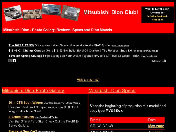 www.mitsubishi-dion.info