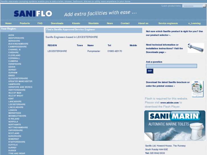 www.saniflo-service.org