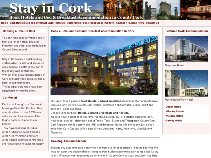 www.stayincork.com