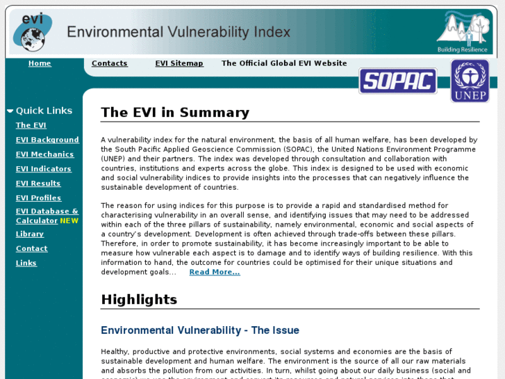 www.vulnerabilityindex.net