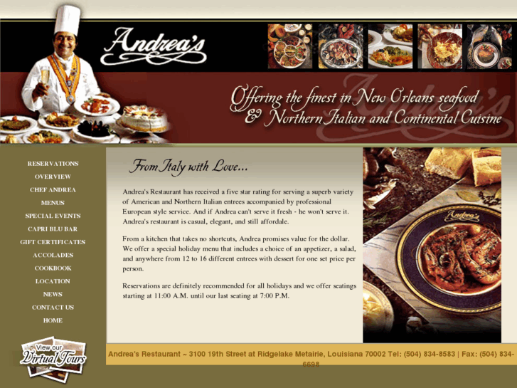 www.andreasrestaurant.com