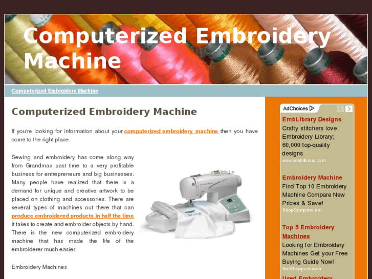 www.computerizedembroiderymachine.org